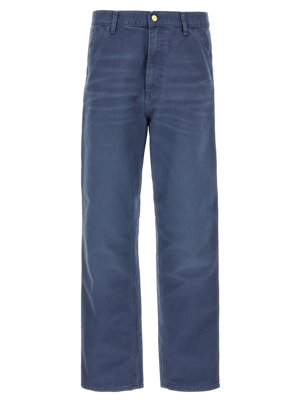 Carhartt Wip Albastru bumbac organic Pantaloni Premium