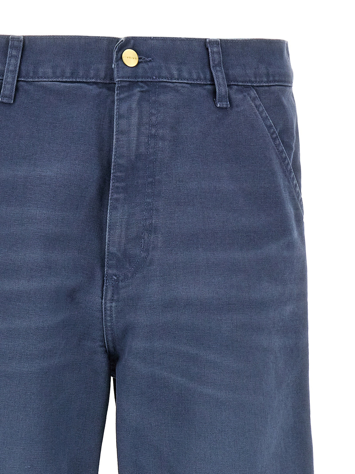 Carhartt Wip Albastru bumbac organic Pantaloni Premium